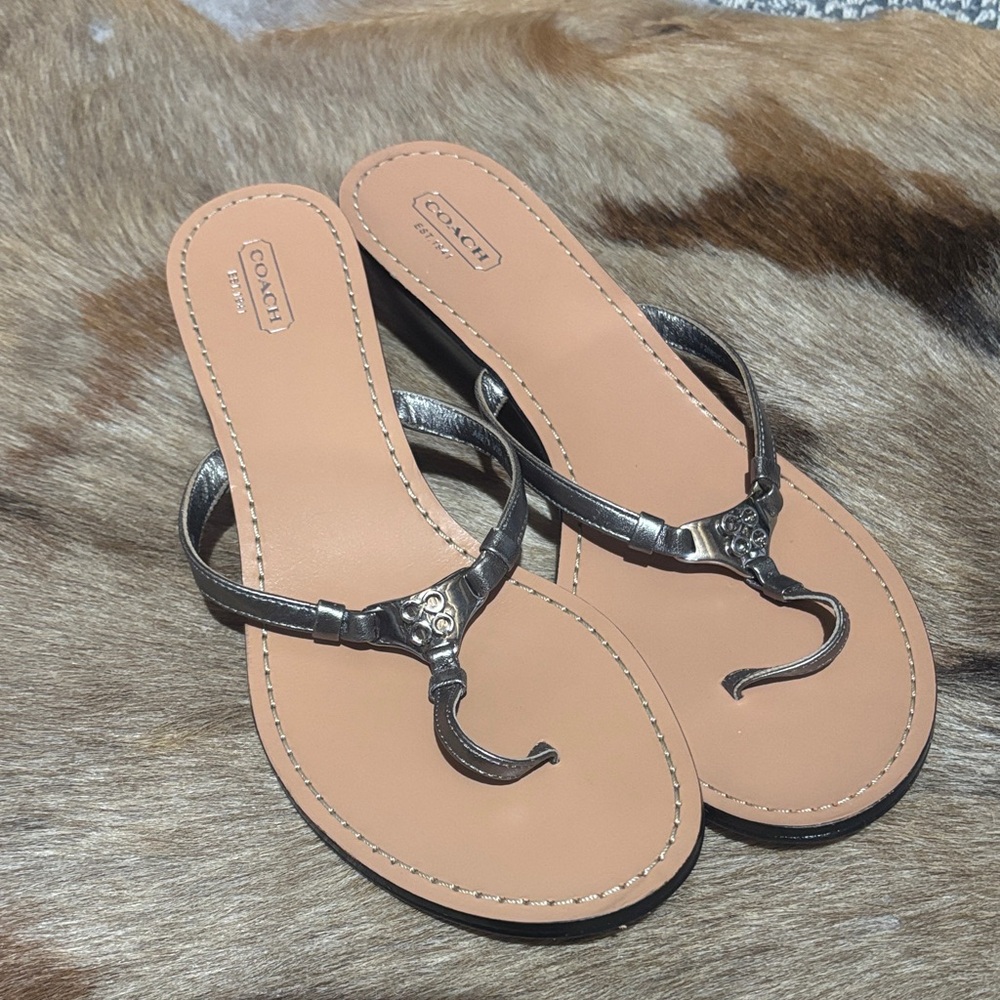 Coach Women's small wedge sandals
